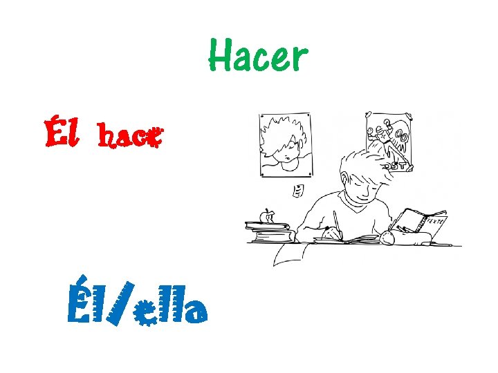 Hacer Él hace Él/ella 