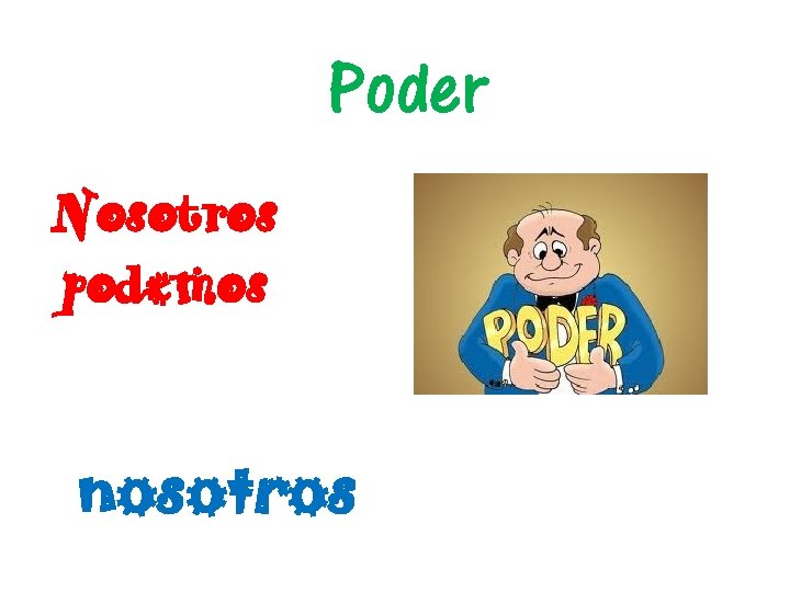 Poder Nosotros podemos nosotros 