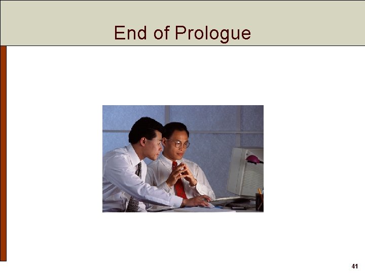 End of Prologue 41 