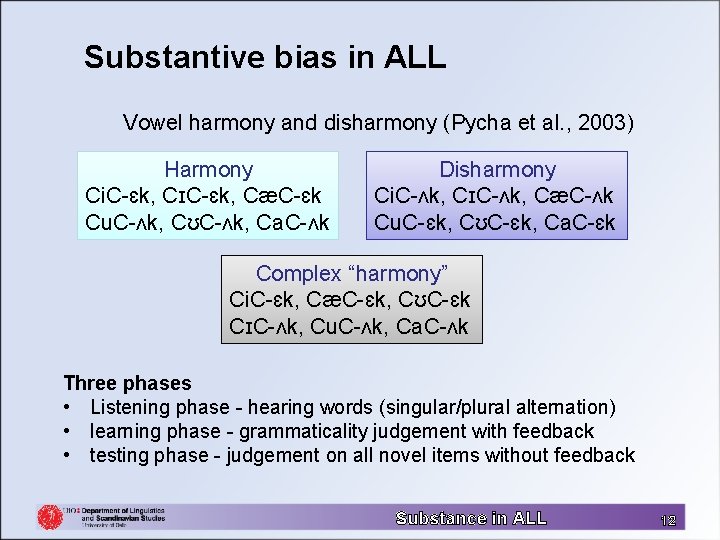 describe the impact of specific language structures bias