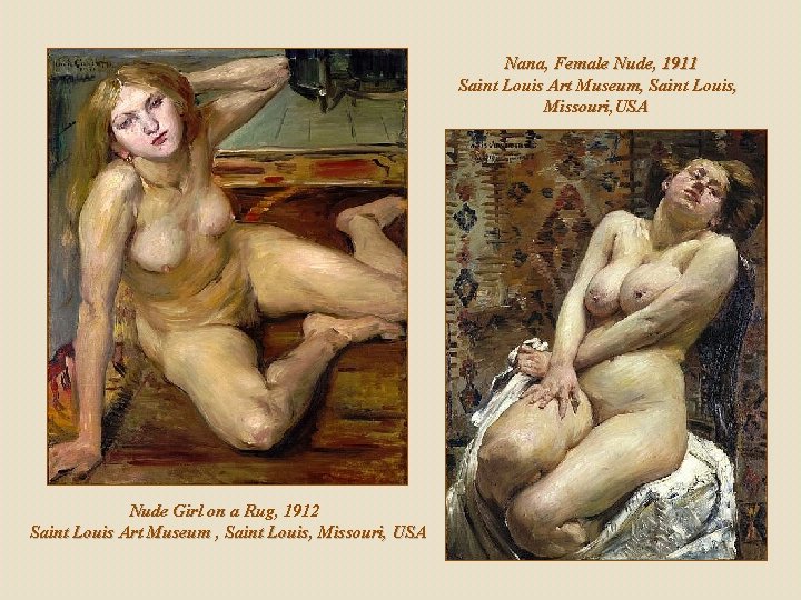 Nana, Female Nude, 1911 Saint Louis Art Museum, Saint Louis, Missouri, USA Nude Girl
