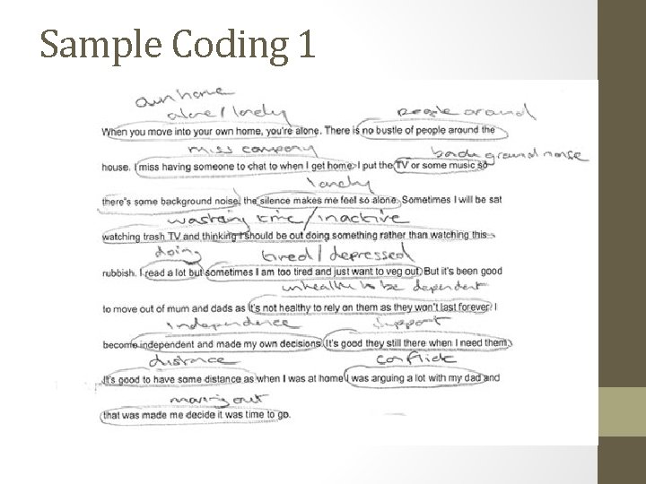 Sample Coding 1 