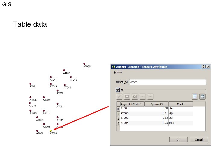 GIS Table data 