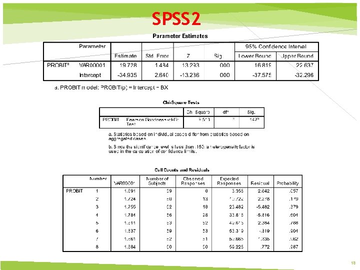 SPSS 2 18 