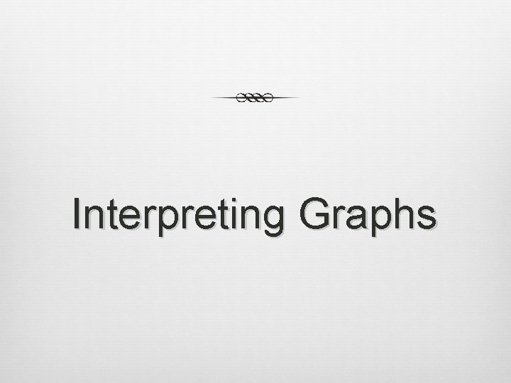 Interpreting Graphs 