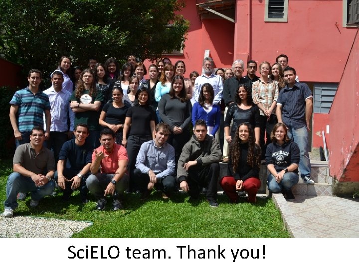 Sci. ELO team. Thank you! 