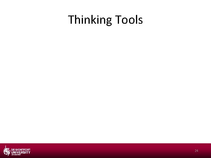 Thinking Tools 24 