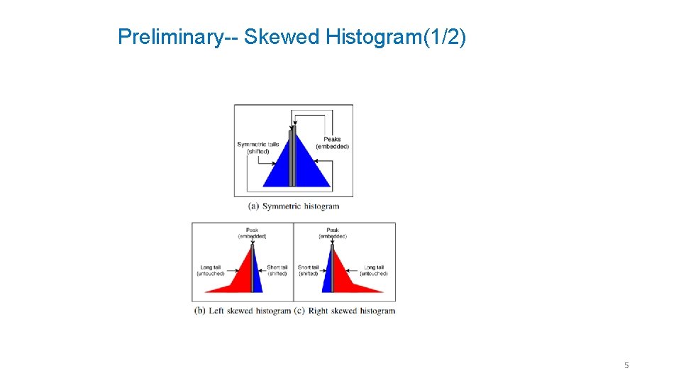 Preliminary-- Skewed Histogram(1/2) 5 