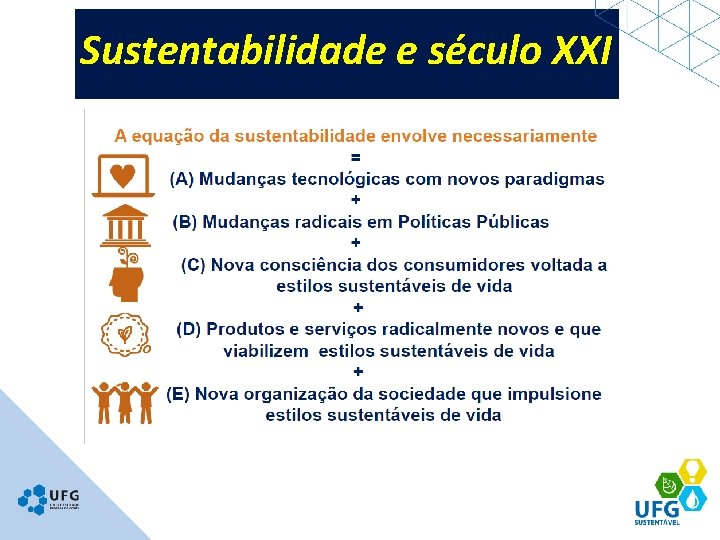 Sustentabilidade e século XXI 