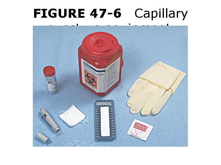 FIGURE 47 -6 Capillary puncture equipment. 
