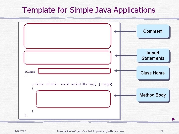 Template for Simple Java Applications center of the screen, and the size of the Template for Simple Java Applications center of the screen, and the size of the
