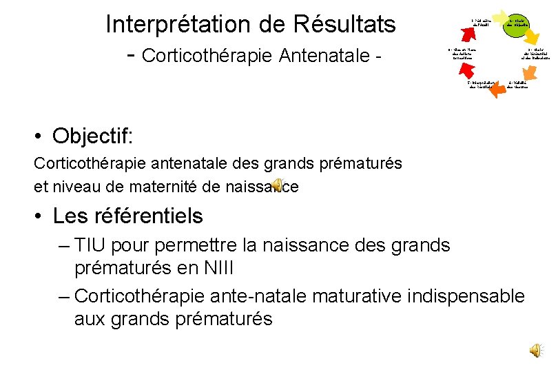 Interprétation de Résultats - Corticothérapie Antenatale - 1 - Périmètre de l’Audit 6 -