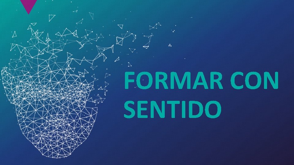 FORMAR CON SENTIDO 