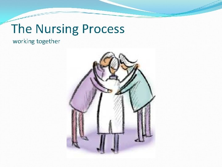 The Nursing Process working together 