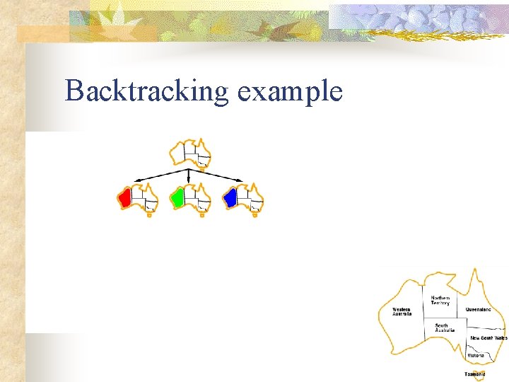 Backtracking example 