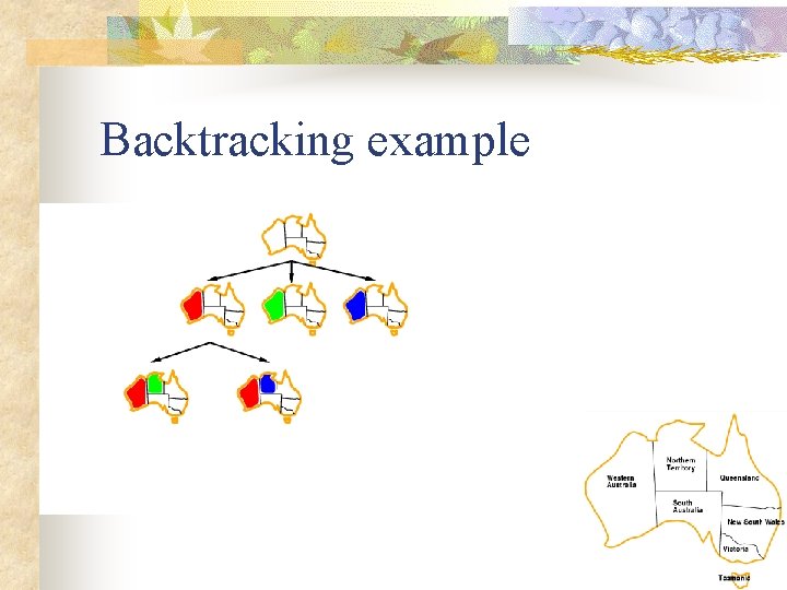 Backtracking example 