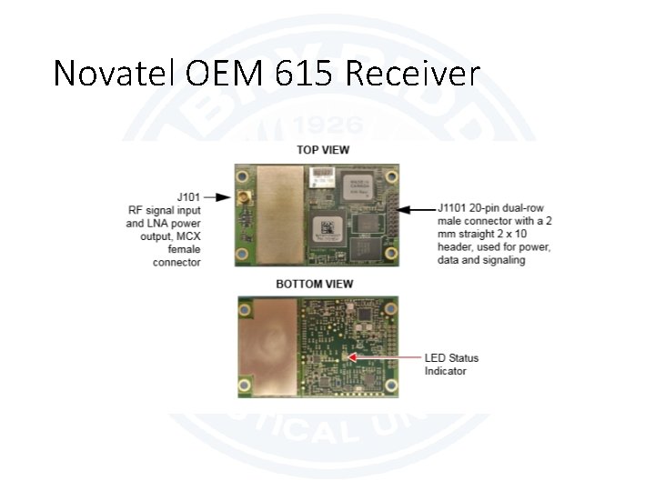 Novatel OEM 615 Receiver 