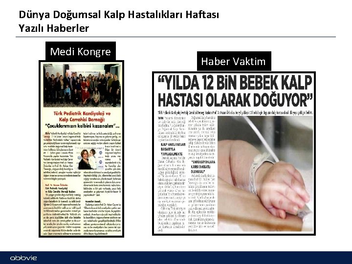 Dünya Doğumsal Kalp Hastalıkları Haftası Yazılı Haberler Medi Kongre Haber Vaktim 