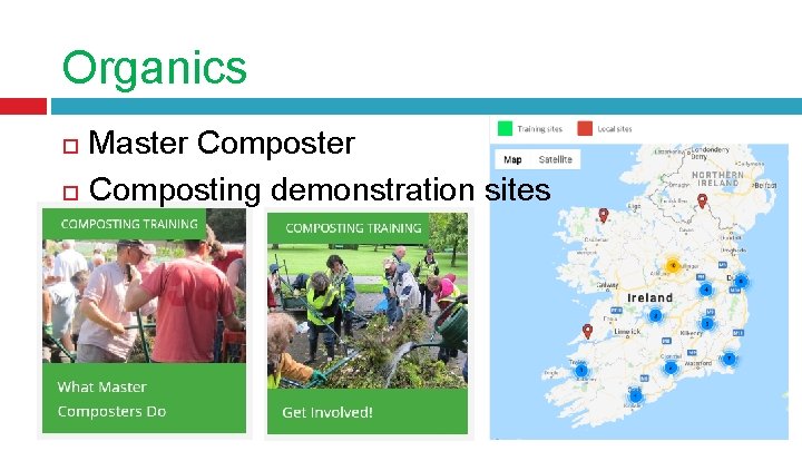Organics Master Composting demonstration sites 