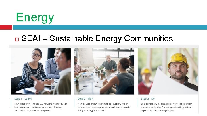 Energy SEAI – Sustainable Energy Communities 