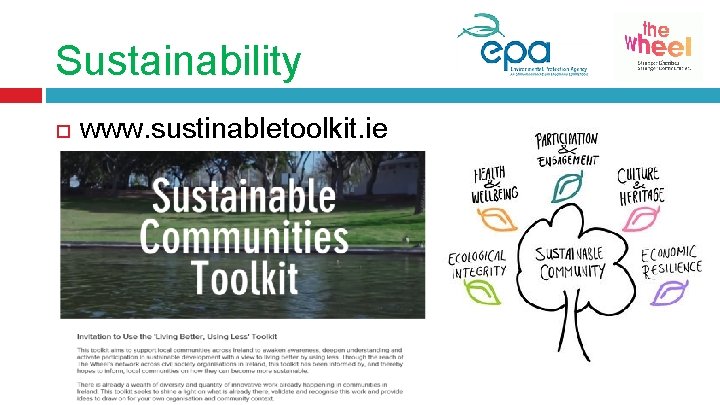 Sustainability www. sustinabletoolkit. ie 