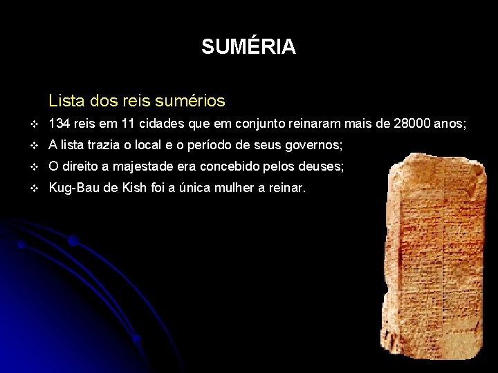 SUMÉRIA Lista dos reis sumérios v 134 reis em 11 cidades que em conjunto