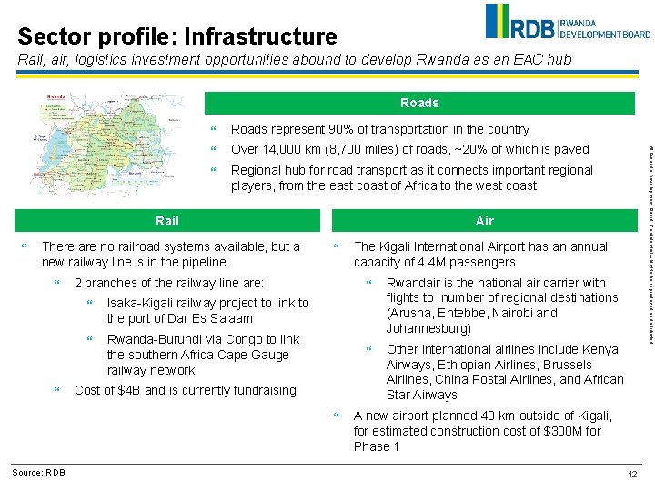 Sector profile: Infrastructure Rail, air, logistics investment opportunities abound to develop Rwanda as an