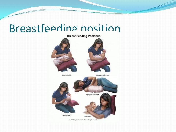 Breastfeeding position 