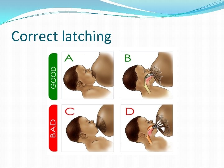 Correct latching 