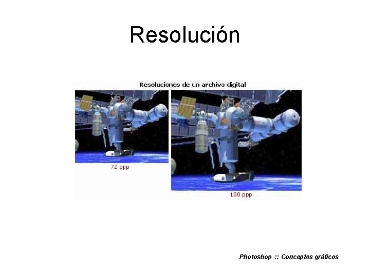 Resolución Photoshop : : Conceptos gráficos 