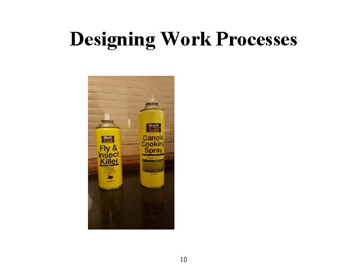 Designing Work Processes 10 