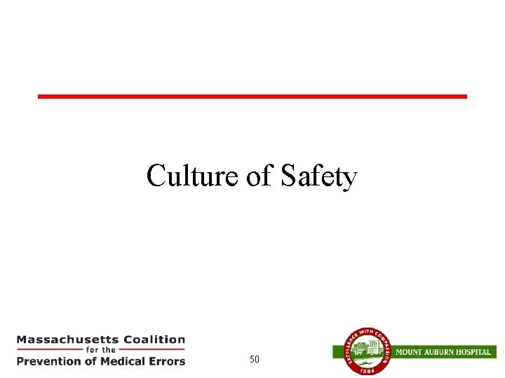 Culture of Safety 50 