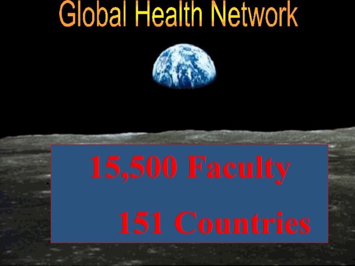 15, 500 Faculty 151 Countries 