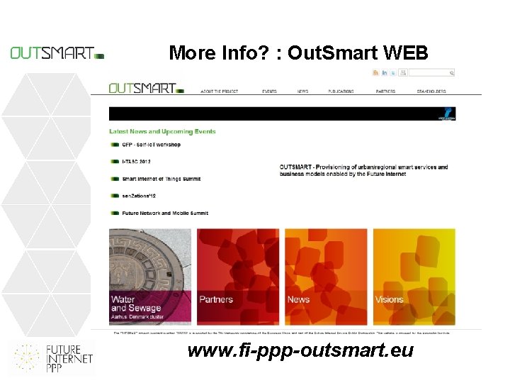 More Info? : Out. Smart WEB www. fi-ppp-outsmart. eu 