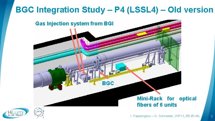 BGC Integration Study – P 4 (LSSL 4) – Old version Gas Injection system