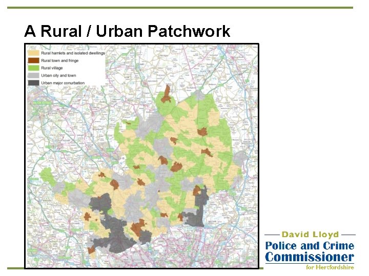 A Rural / Urban Patchwork 