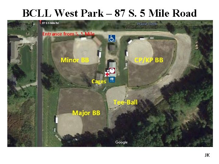 BCLL West Park – 87 S. 5 Mile Road Entrance from S. 5 Mile