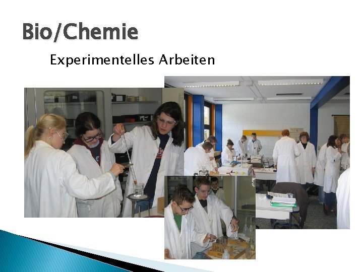 Bio/Chemie Experimentelles Arbeiten 