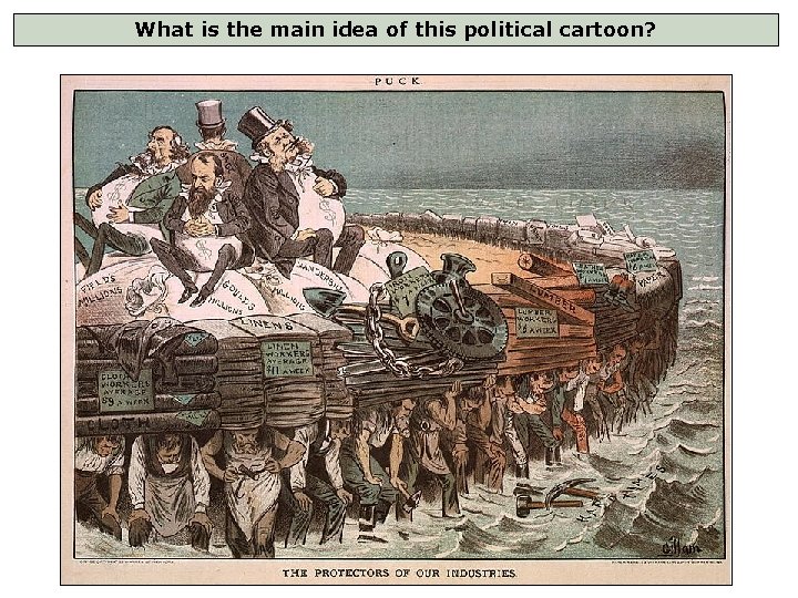 What is the main idea of this political cartoon? 