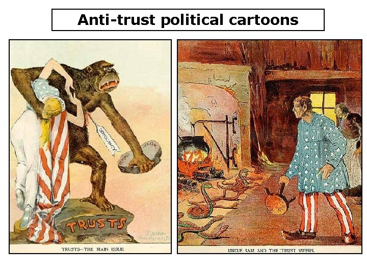 Anti-trust political cartoons 