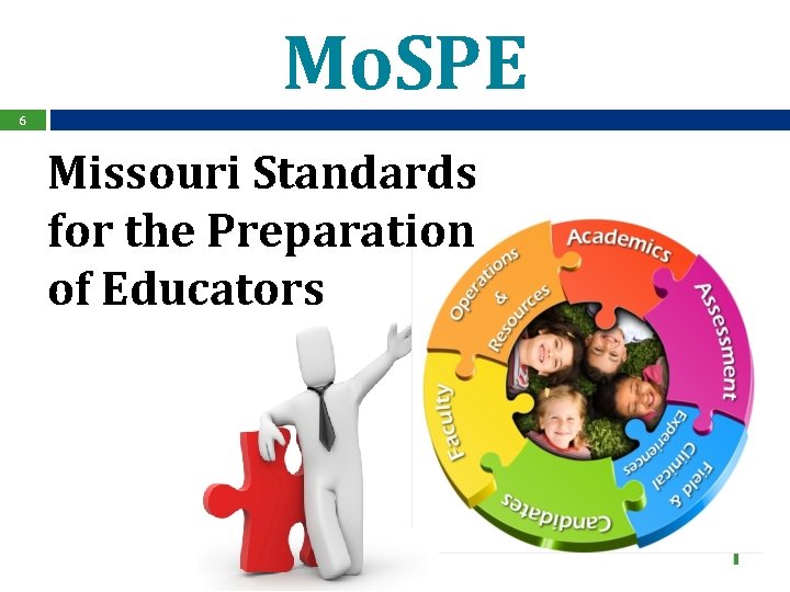 Mo. SPE 6 Missouri Standards for the Preparation of Educators 