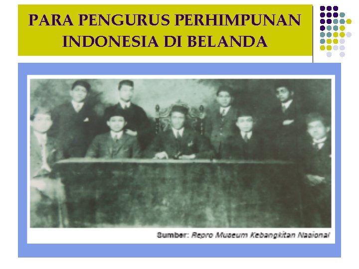 PARA PENGURUS PERHIMPUNAN INDONESIA DI BELANDA 