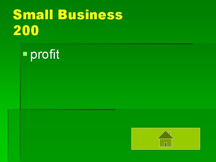 Small Business 200 § profit 
