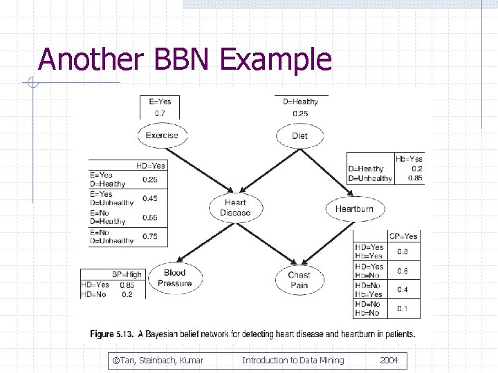 Another BBN Example ©Tan, Steinbach, Kumar Introduction to Data Mining 2004 