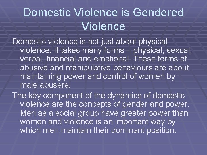Myths and Facts Domestic Violence and Child Abuse