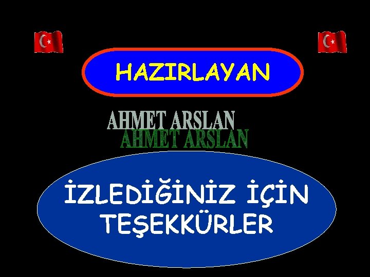 HAZIRLAYAN İZLEDİĞİNİZ İÇİN TEŞEKKÜRLER 