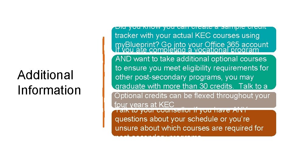 Additional Information Did you know you can create a sample credit tracker with your