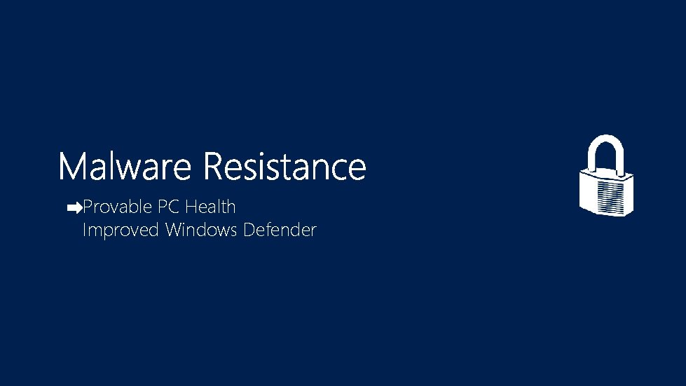 Provable PC Health Improved Windows Defender 