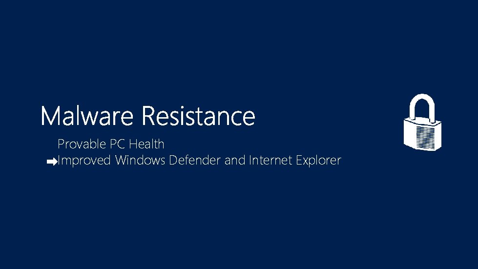 Provable PC Health Improved Windows Defender and Internet Explorer 