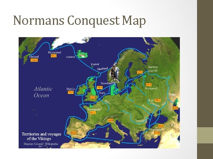 Normans Conquest Map 